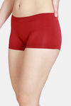 Zivame Medium Rise Full Coverage Boyshorts - Sundried Tomato — thumbnail 3